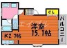 コートダジュール　Ａ棟 1Kの間取り