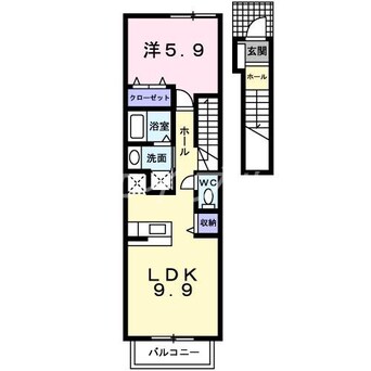 間取図 セレーノ　Ｂ