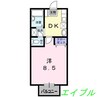 アーバンライフ小野 1Kの間取り