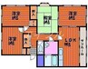 ドルチェ新保 4LDKの間取り