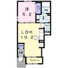 アビアント 1LDKの間取り