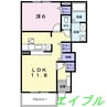 アヴィオン　Ｂ 1LDKの間取り