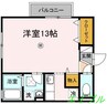 リビングタウン豊成Ａ棟 1Rの間取り