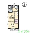 シルキーステージ 1LDKの間取り