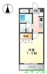 グリーンパレスⅢ 1Kの間取り