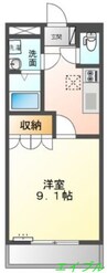 ハイムアンシャンテ 1Kの間取り