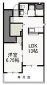 アドヴァンスＳＨⅢ　Ａ棟 1LDKの間取り