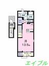 ルフレ　Ⅱ 1Rの間取り