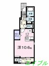 ルフレ　Ⅱ 1Rの間取り