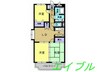 ファミーユK・A・Y 3LDKの間取り