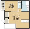 ground　sK 1LDKの間取り
