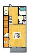 Shine 1Kの間取り