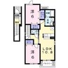 カプチーノ　Ａ 2LDKの間取り