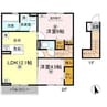 マーメゾン新福 2LDKの間取り