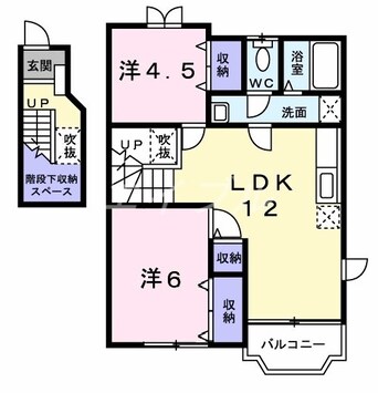 間取図 クレストール山崎