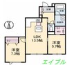 アドバンス 2LDKの間取り