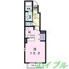 セイバリーＫⅡ 1Kの間取り