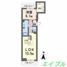 サンフェリーチェⅡ 1LDKの間取り