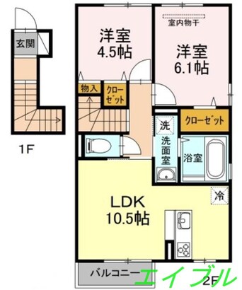 間取図 フルーレ下中野