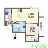 ビィアン　アテリア 1LDKの間取り