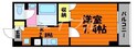 JRBハイツ倉敷の間取図