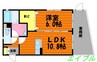 ベルソレイユ 1LDKの間取り