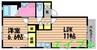 リアン　A棟 1LDKの間取り