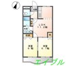 ロジュマン 2LDKの間取り