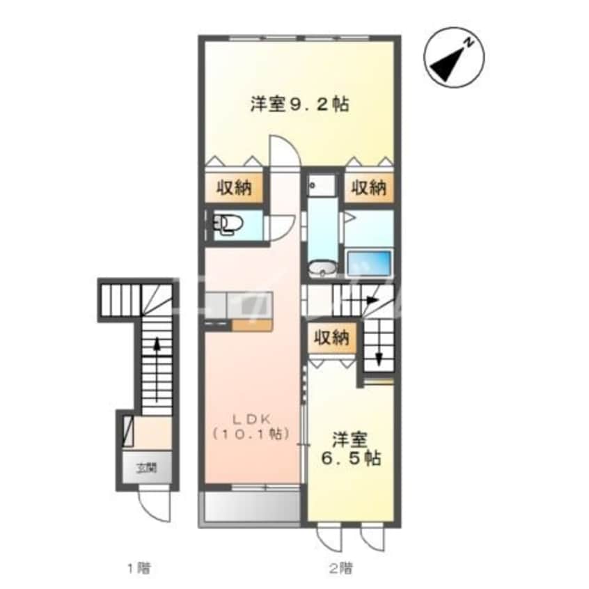 間取図 グリーンテラス