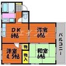 ヴィラメリー 3DKの間取り