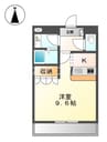 ネオ・ソレイユ 1Kの間取り