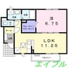 アプローズ 1LDKの間取り