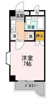 カナンハイツ大元 1Kの間取り