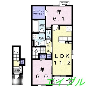 間取図 シエロガーデン倉敷Ｂ
