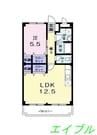 マンションエトランゼ 1LDKの間取り