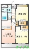 Palazzo del sole 2LDKの間取り