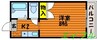 パルフィオーレＶ 1Kの間取り