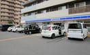 ローソン岡山西市店(コンビニ)まで617m キャトルセゾン