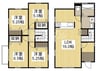 西市貸家　南中 4LDKの間取り