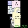 ユーフォリア　Ⅰ 1LDKの間取り