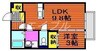 セブン　Ⅰ棟 1LDKの間取り