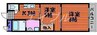 プレアール今 2Kの間取り