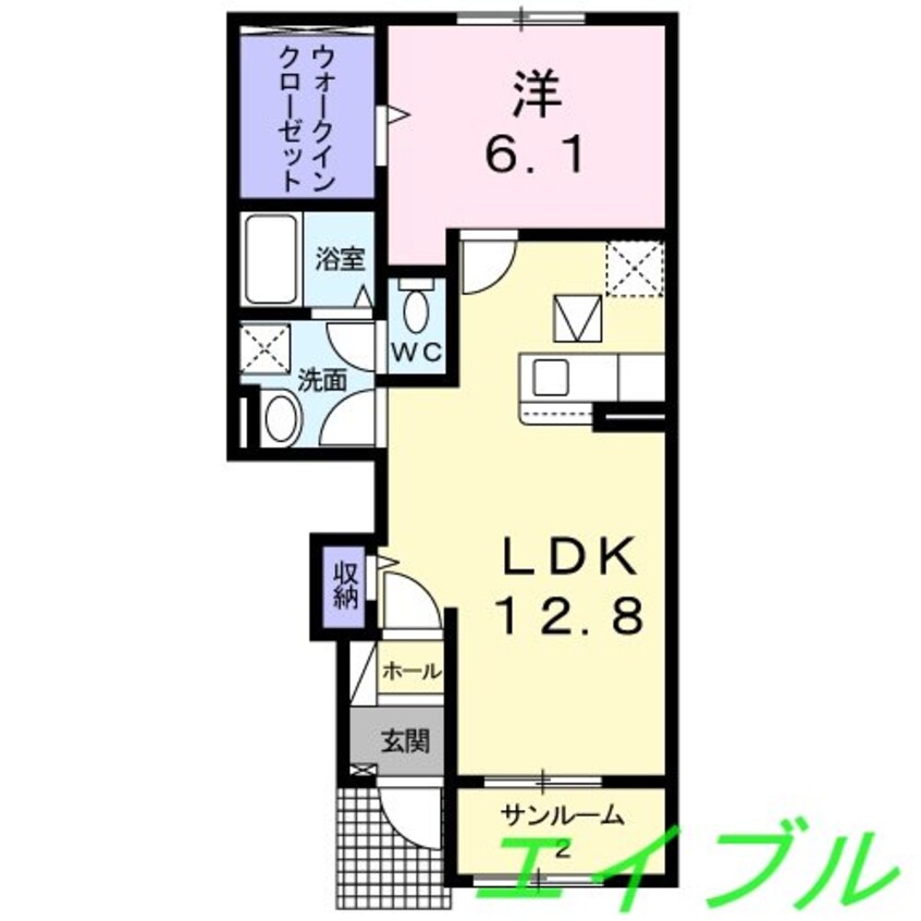 間取図 ラ・ファミーユ