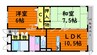IBIZA　RESIDENCE 2LDKの間取り