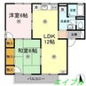 グリーンハイツ　Ａ棟 2LDKの間取り