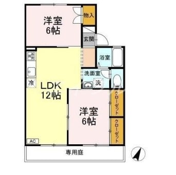 間取図 セジュール城之内　Ａ棟