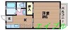コーポ・レーベン　Ｂ棟 1Kの間取り