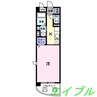 サン・フィールド 1Kの間取り