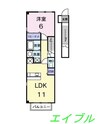 フェリーチェ 1LDKの間取り