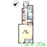 メイグリーン 1Kの間取り